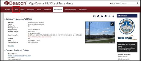 Document Center / How to Use Beacon to Show Location / Vigo County, Indiana