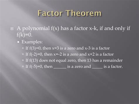 Image result for Factor Theorems Tutorials