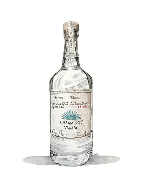 Download Casamigos Tequila Liquor Blanco Illustration Wallpaper ...