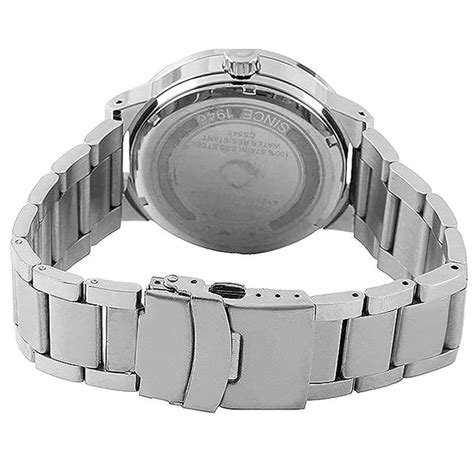 Buy Omax White Round Case Dial with Water Resistance Watch for Men