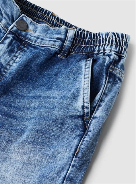 Buy Boys Slim Fit Washed Denim Joggers Online at just Rs. 899.0 ...