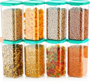 4 SACRED Plastic Grocery Container - 1500 ml Price in India - Buy 4 ...