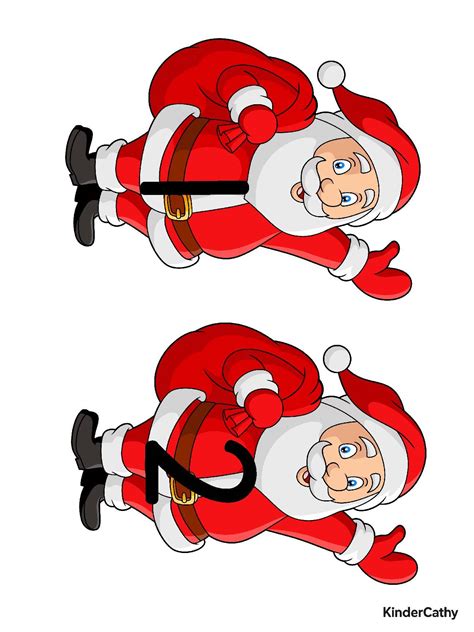 Santa Number Match 1-10 | Christmas Counting & Number Sense Activity