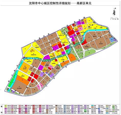 浑南中心城区十大板块未来规划图公示