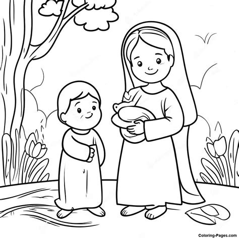 Blessed Are The Meek Coloring Page | Coloring-Pages.com