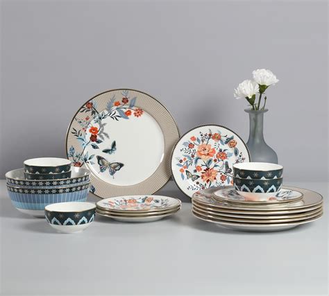 India Circus by Krsnaa Mehta Nature's Bloom Bone China Crockery Floral ...