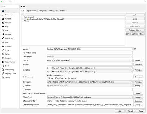 Windows上的QtCreator :找不到CMAKE_CXX_COMPILER-腾讯云开发者社区-腾讯云
