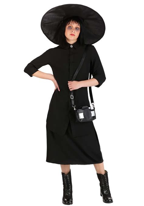 Women s gothic lydia deetz costume dress beetlejuice outfit gothic ...
