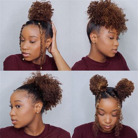 Quick natural hairstyles for black girls – Artofit
