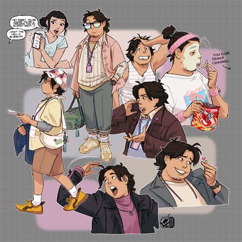 zoey and bobby (kpop demon hunters) drawn by jam_etc_art | Danbooru