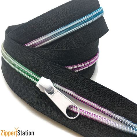 Continuous Rainbow Zip Chain No 5 Weight Upholstery N5 - Etsy UK