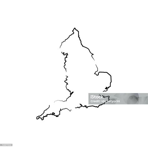 English Country Map Logo Illustration Design Stock Illustration ...