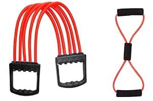 HOLME'S Adjustable Multi-Function Rubber Tubes Chest Expander/Chest ...