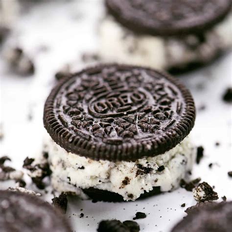 Oreo Ice Cream Sandwich - The Gunny Sack