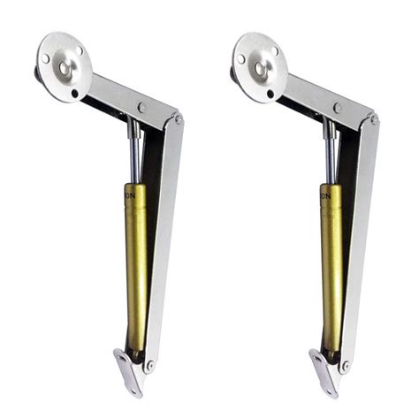 Pack of 2 Pneumatic Lid Lifters (200N/44lb), Heavy Duty Gas Springs Lid ...