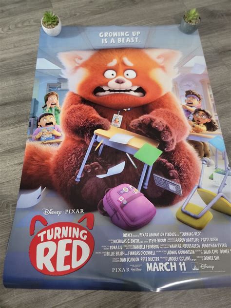 TURNING RED MOVIE POSTER 2 Sided ORIGINAL 27x40 | eBay