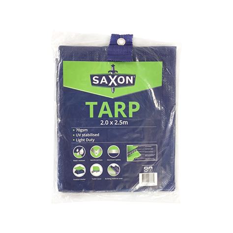 Saxon 2 x 2.5m 70gsm Tarpaulin - Bunnings Australia