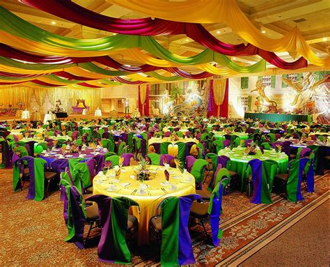 Mardi Gras Wedding Table Decorations | Mardi Gras Productions