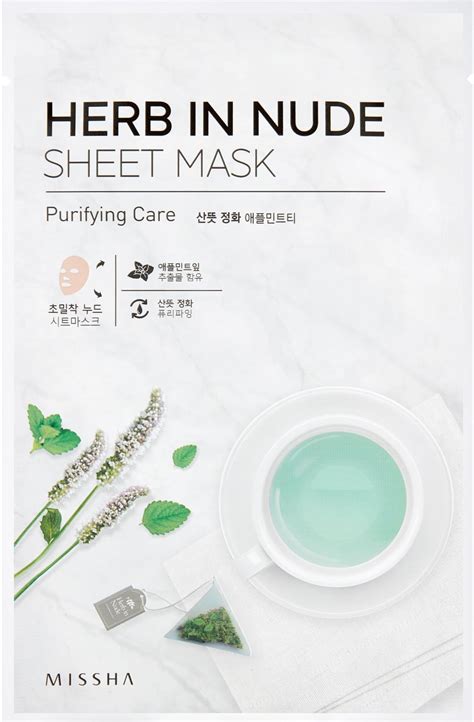MISSHA Herb In Nude Sheet Mask Purifying Care | lyko.com