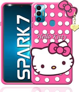 Rance Back Cover for Tecno Spark 7 - Hello Kitty Case | 3D Cute Doll ...