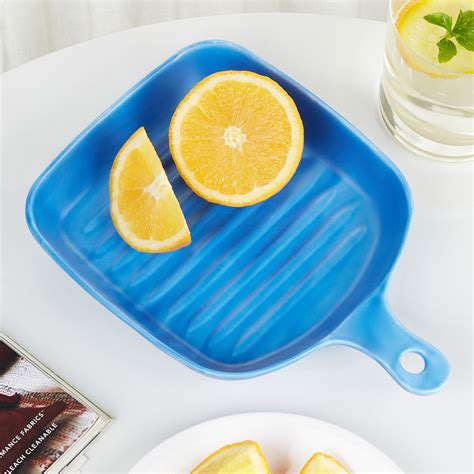 Buy Ace Ceramic Square Serving Platter in Assorted Colour Online - 43% ...