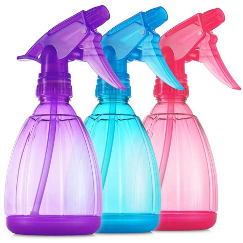 Amazon.com: DilaBee Plastic Spray Bottles - 12oz (3 Pack) Water Spray ...