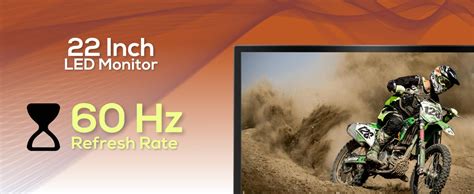 FRONTECH 22 Inch HD LED Monitor | Refresh Rate 60 Hz, 1680 X 1050 ...