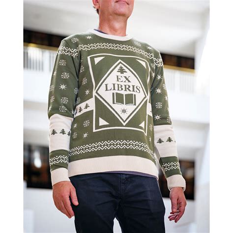 Ex Libris British Library Christmas Jumper - British Library Online Shop