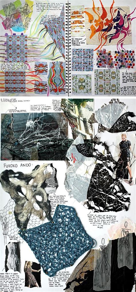 Textiles Sketchbook Examples 的图像结果