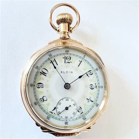 ELGIN MULTI COLOUR DIAL POCKET WATCH - Ashton-Blakey Vintage Watches
