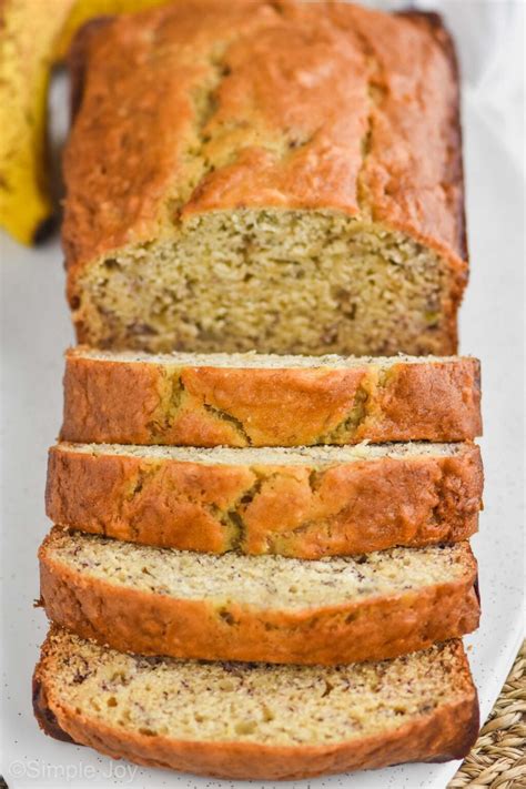 Easy Banana Bread (10 Minutes Prep) - Simple Joy