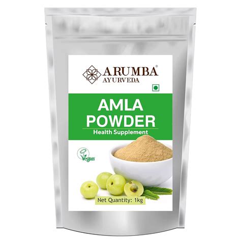 Arumba Amla Powder 1Kg, Made with Pure Indian Gooseberry Churna ...