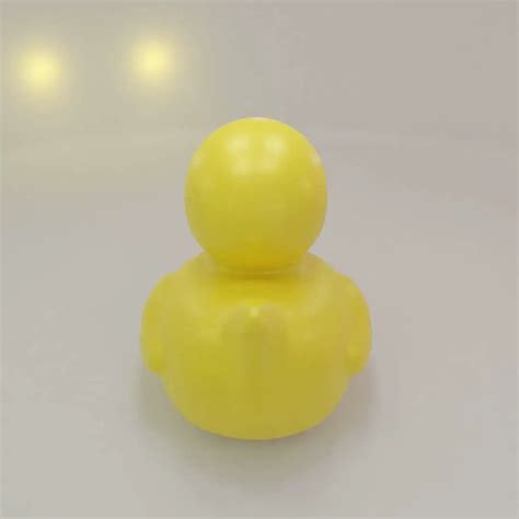 3D Printer Files | 3MF File | Yellow Rubber Ducky | Creality Cloud