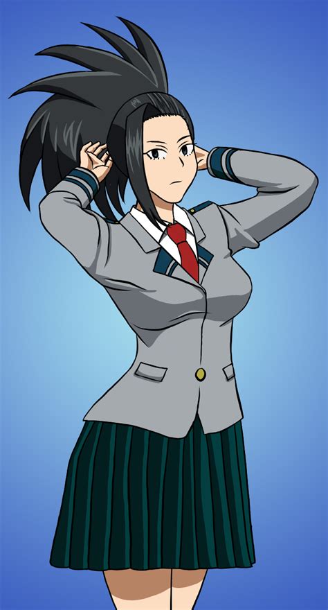 yaoyorozu momo Fanart by araullo on DeviantArt