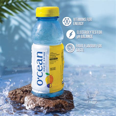 O'cean Fruit Water Mango & Passion -250ML – Ocean Beverages