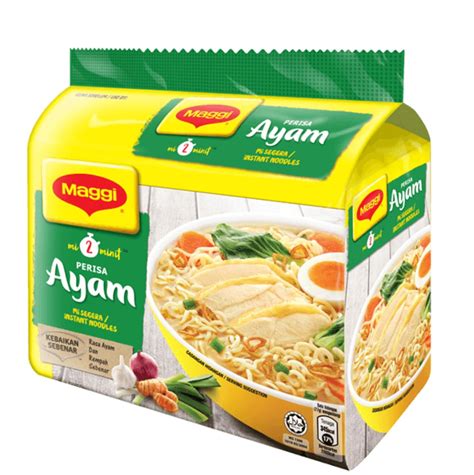 MAGGI 2 Minit AYAM [ Chicken Flavor ] Noodles 385g Pack (Imported), The ...