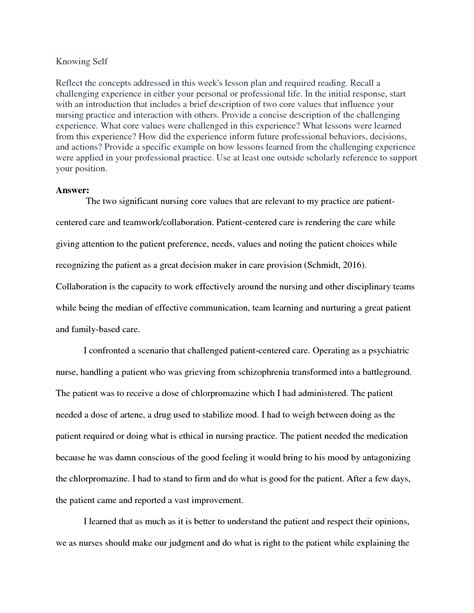 SOLUTION: Nursing Core Values - Studypool