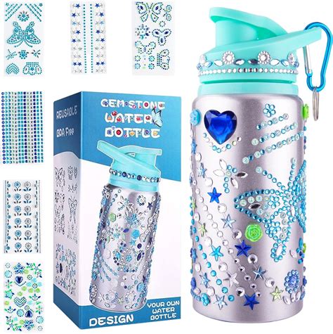 Amazon.com: Valentines Gifts for Kids, Decorate Your Own Water Bottles ...