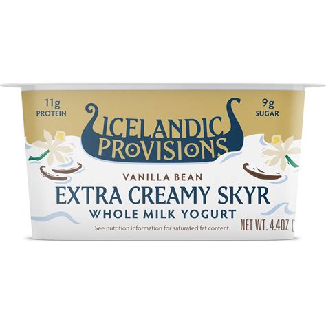 Icelandic Provisions Skyr Whole Milk, Vanilla Bean | FreshDirect