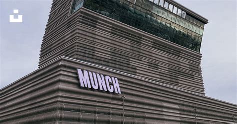 A large building with the word munch on it photo - Free Grey Image on ...