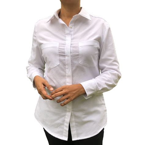 White Long Sleeve Shirt - seawater.lk