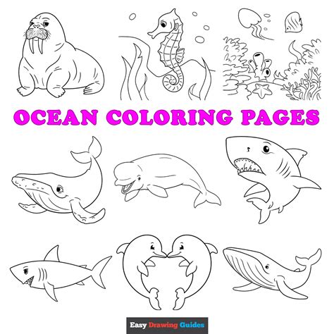 Easy Underwater Printable Templates