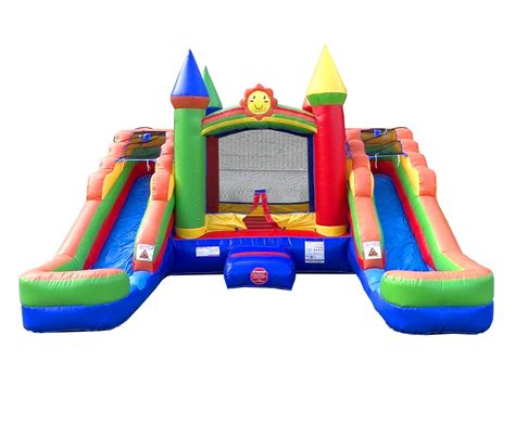 Buy Inflatable Bounce House and Double Slide Combo Unit (Without Blower ...