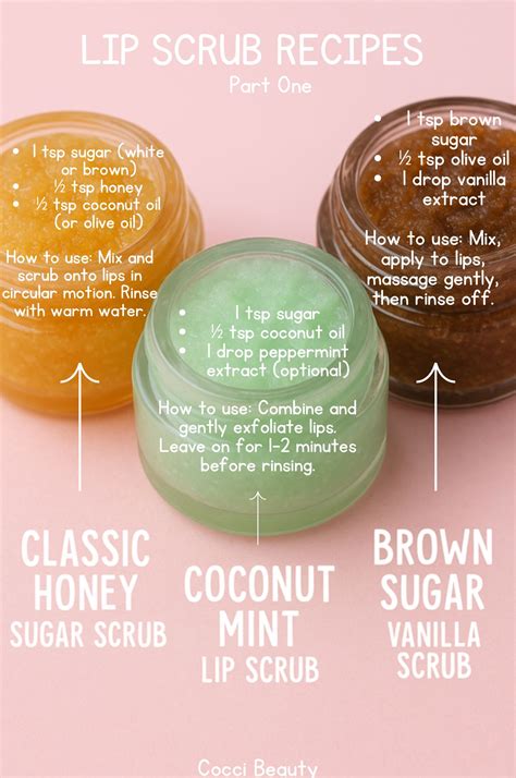 DIY Lip Scrubs for Soft, Smooth & Kissable Lips 💋 | Lip scrub, Lip ...