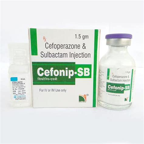 CEFONIP -SB Injection NOVA INDUS PHARMACEUTICALS