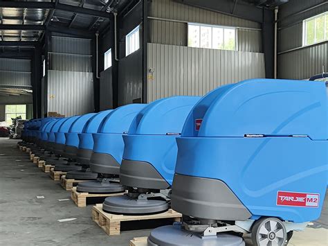 Battery Walk Behind Floor Scrubbers - Tanjie Clean