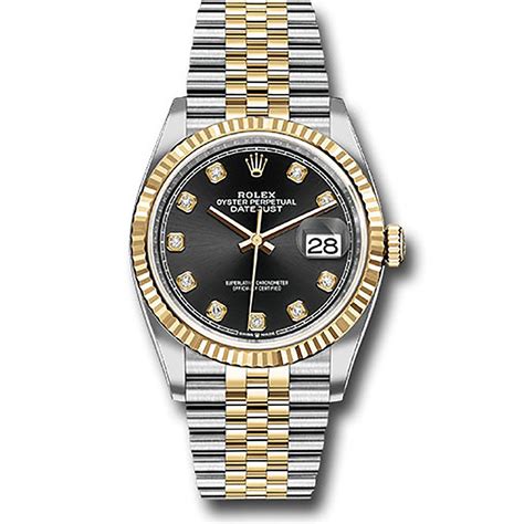 Rolex Datejust 126233 36mm Black Diamond Dial Jubilee Watch - Big Watch ...