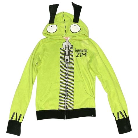 Invader Zim Gir Hoodie With Ears