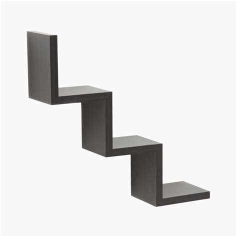 Buy W 3-Tier Wall Shelf - Brown from Home Centre at just INR 495.0