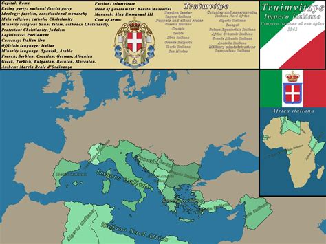 Italian Empire Map
